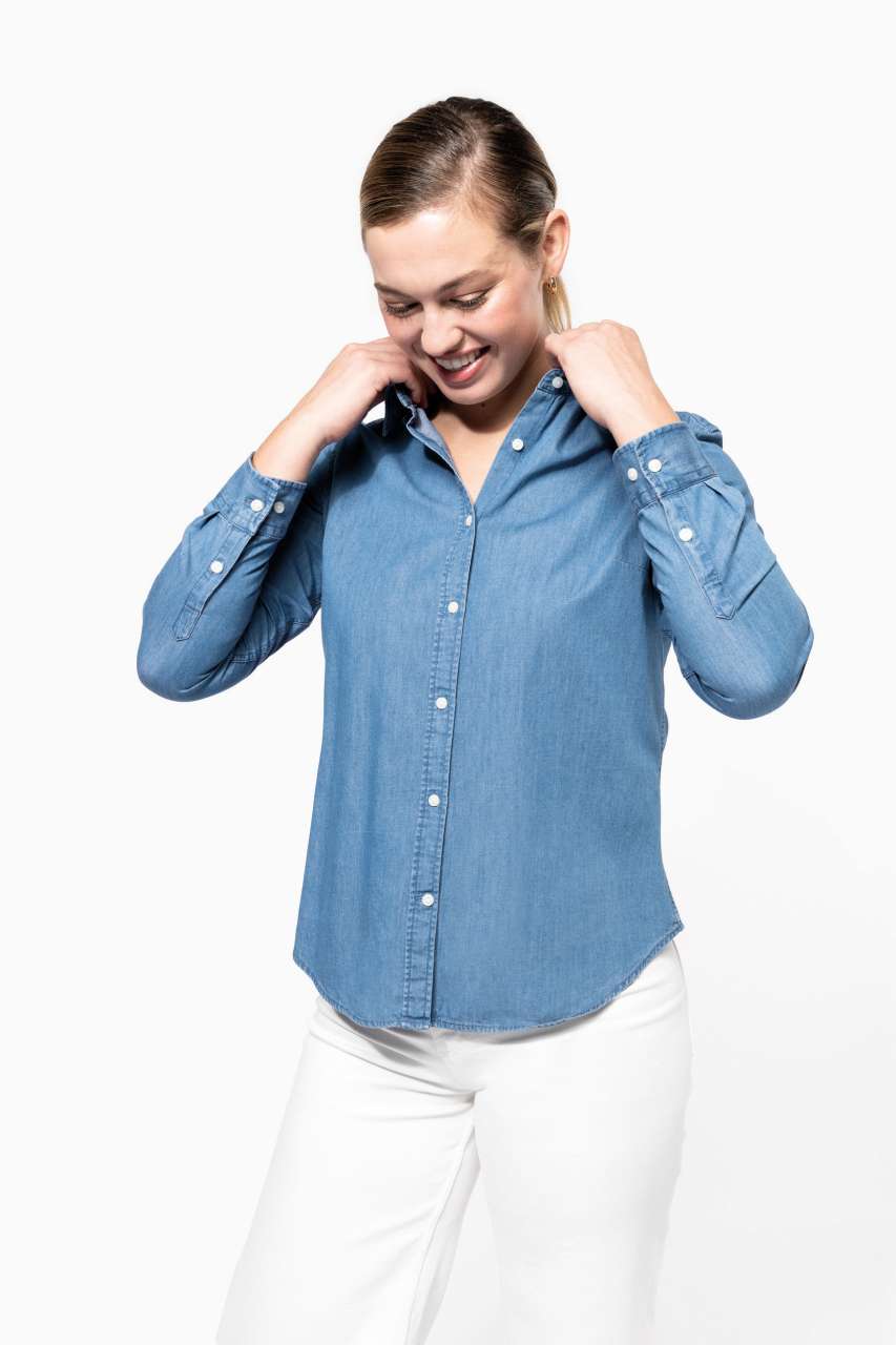 KA509 - LADIES’ DENIM SHIRT