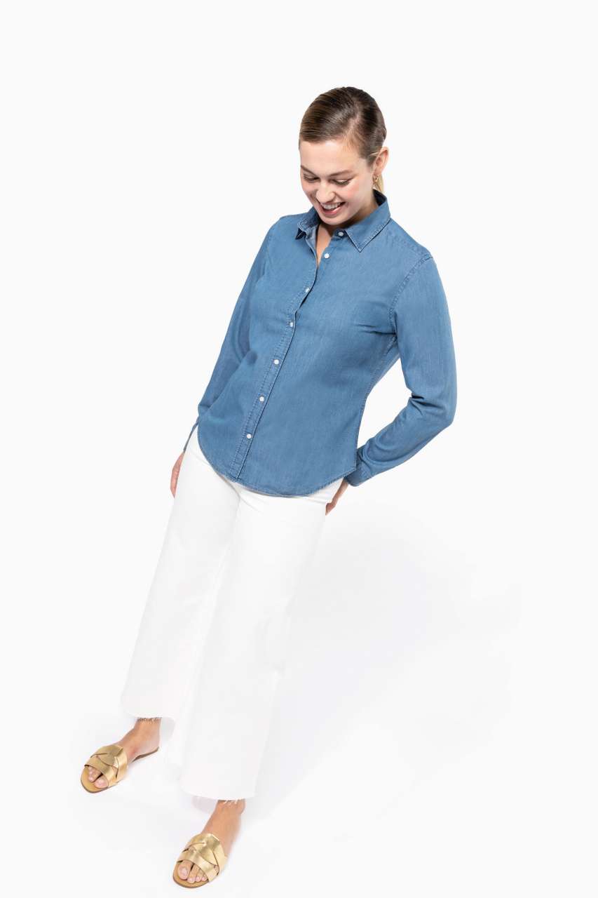 KA509 - LADIES’ DENIM SHIRT