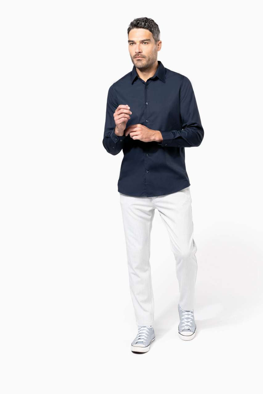 KA513 - MEN’S LONG-SLEEVED COTTON POPLIN SHIRT