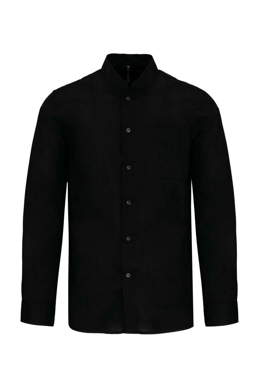 KA515 - MEN'S LONG-SLEEVED MANDARIN COLLAR SHIRT