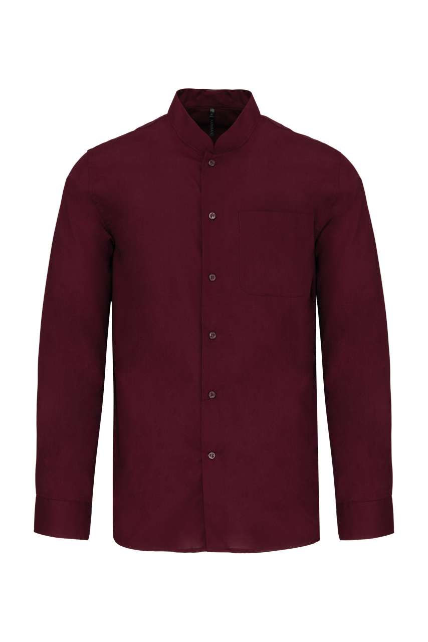 KA515 - MEN'S LONG-SLEEVED MANDARIN COLLAR SHIRT