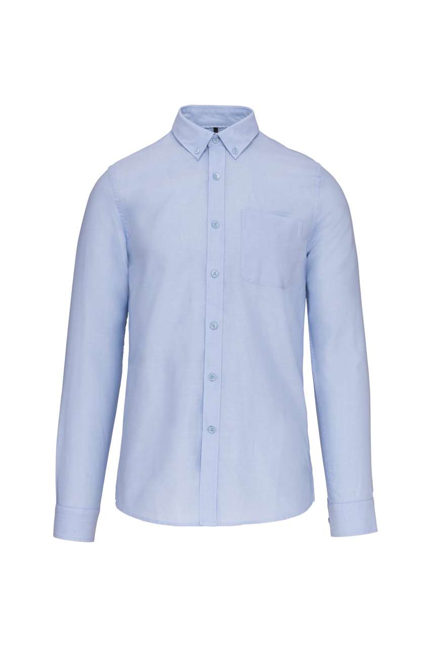 KA516 - LONG-SLEEVED WASHED OXFORD COTTON SHIRT