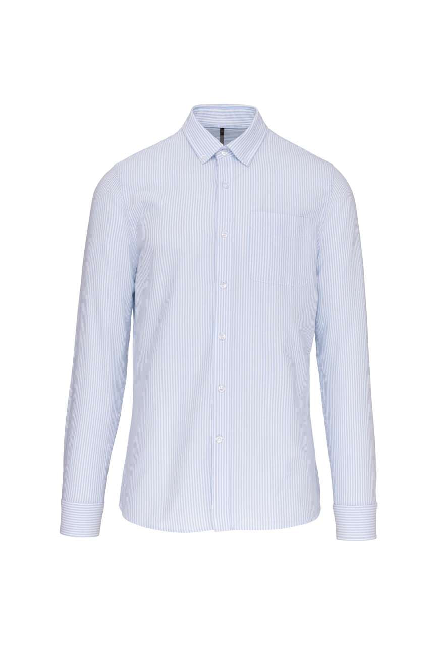 KA516 - LONG-SLEEVED WASHED OXFORD COTTON SHIRT