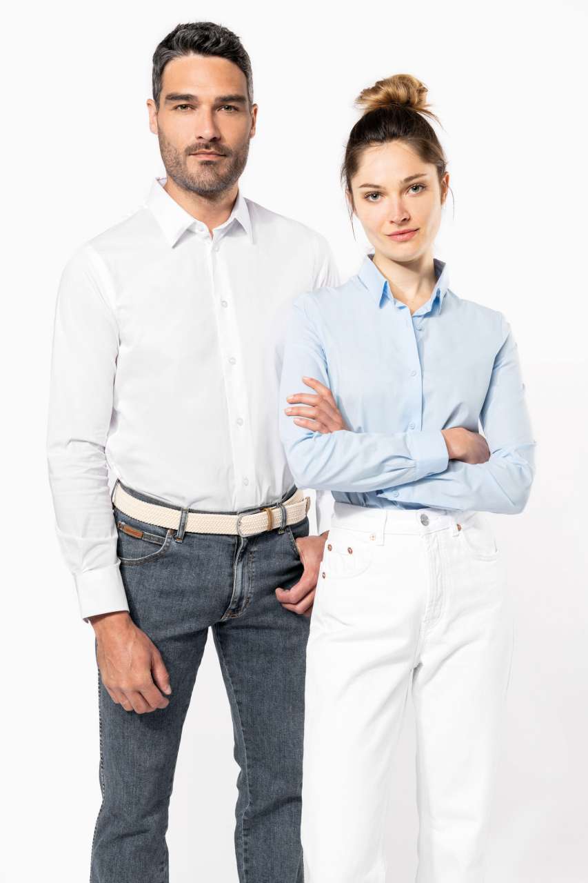 KA529 - LONG-SLEEVED COTTON/ELASTANE SHIRT