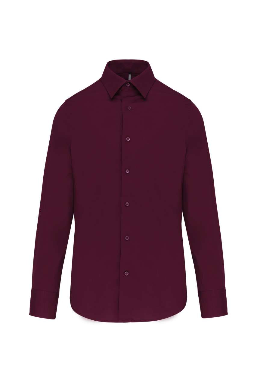 KA529 - LONG-SLEEVED COTTON/ELASTANE SHIRT