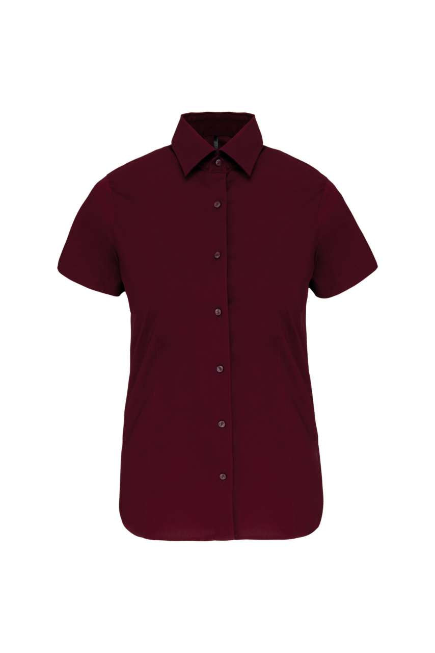 KA532 - LADIES' SHORT-SLEEVED COTTON/ELASTANE SHIRT