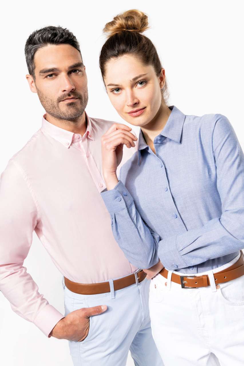 KA534 - LADIES' LONG-SLEEVED OXFORD SHIRT