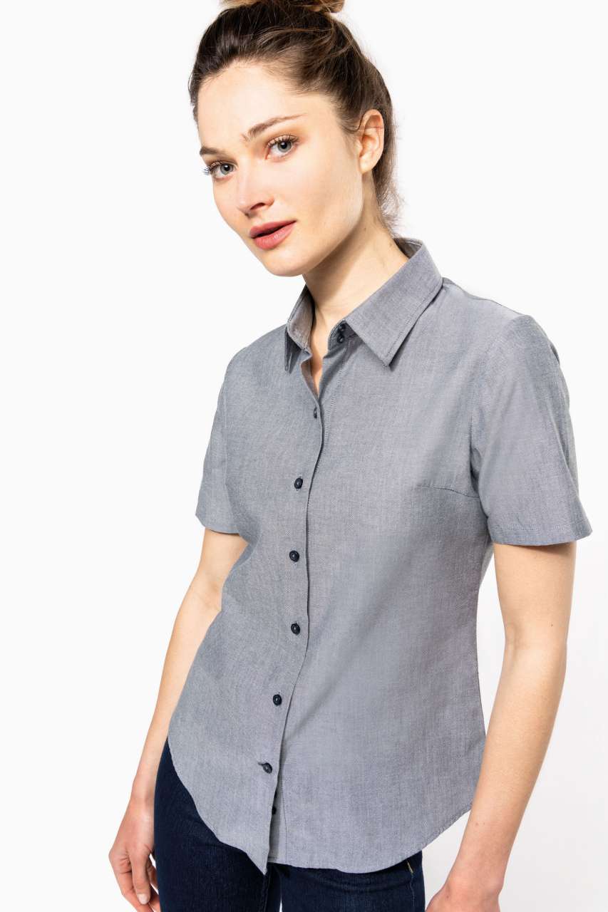 KA536 - LADIES' SHORT-SLEEVED OXFORD SHIRT