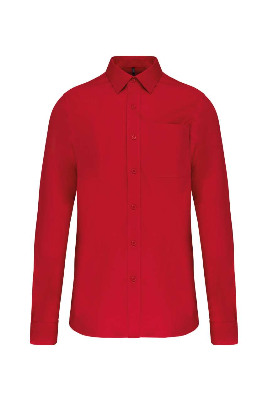 KA541 - MEN'S LONG-SLEEVED COTTON POPLIN SHIRT