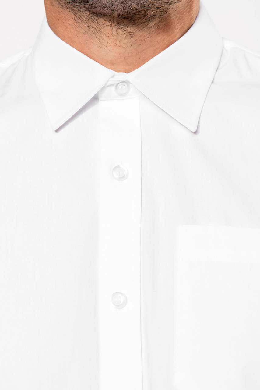 KA543 - MEN'S SHORT-SLEEVED COTTON POPLIN SHIRT