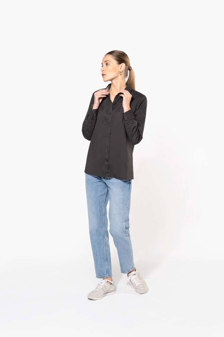 KA585 - LADIES’ NEVADA LONG SLEEVE COTTON SHIRT