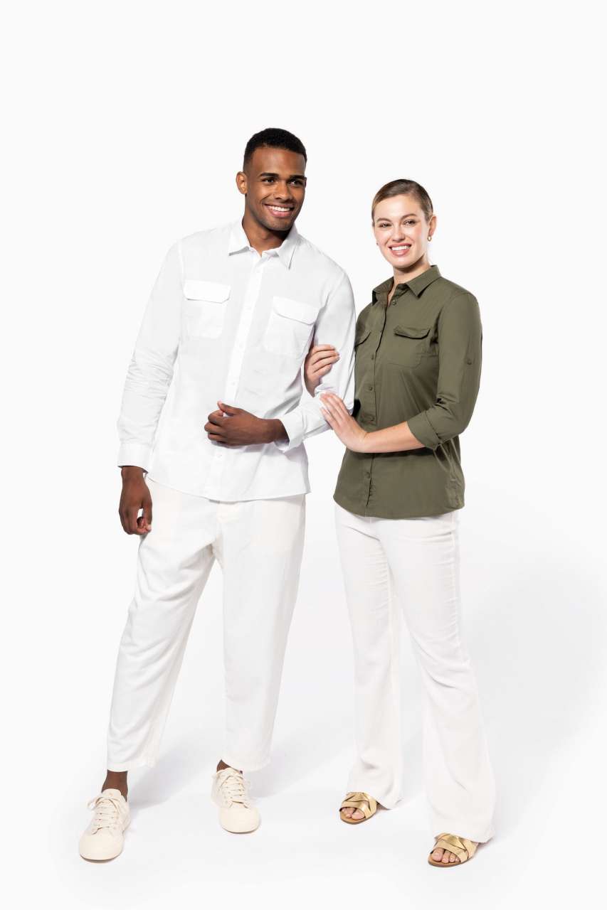 KA590 - MEN'S LONG-SLEEVED SAFARI SHIRT