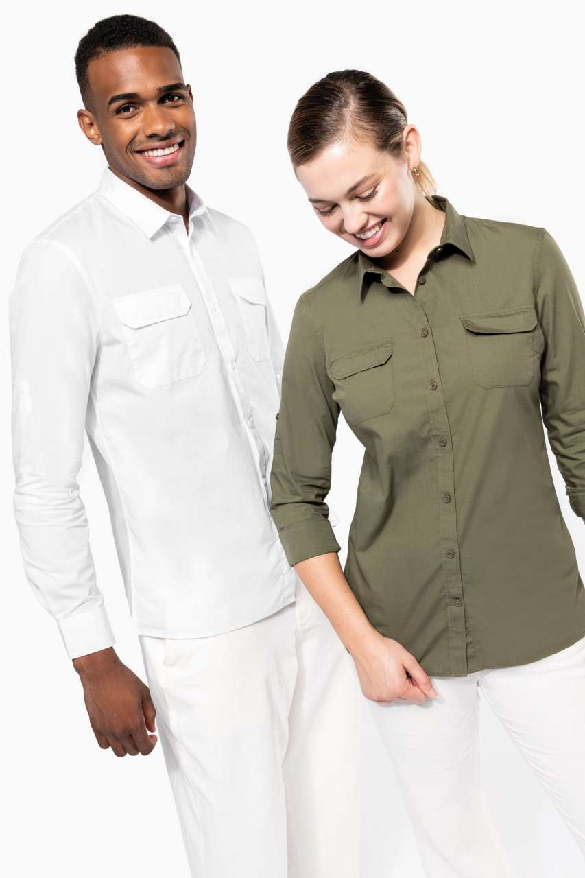KA590 - MEN'S LONG-SLEEVED SAFARI SHIRT