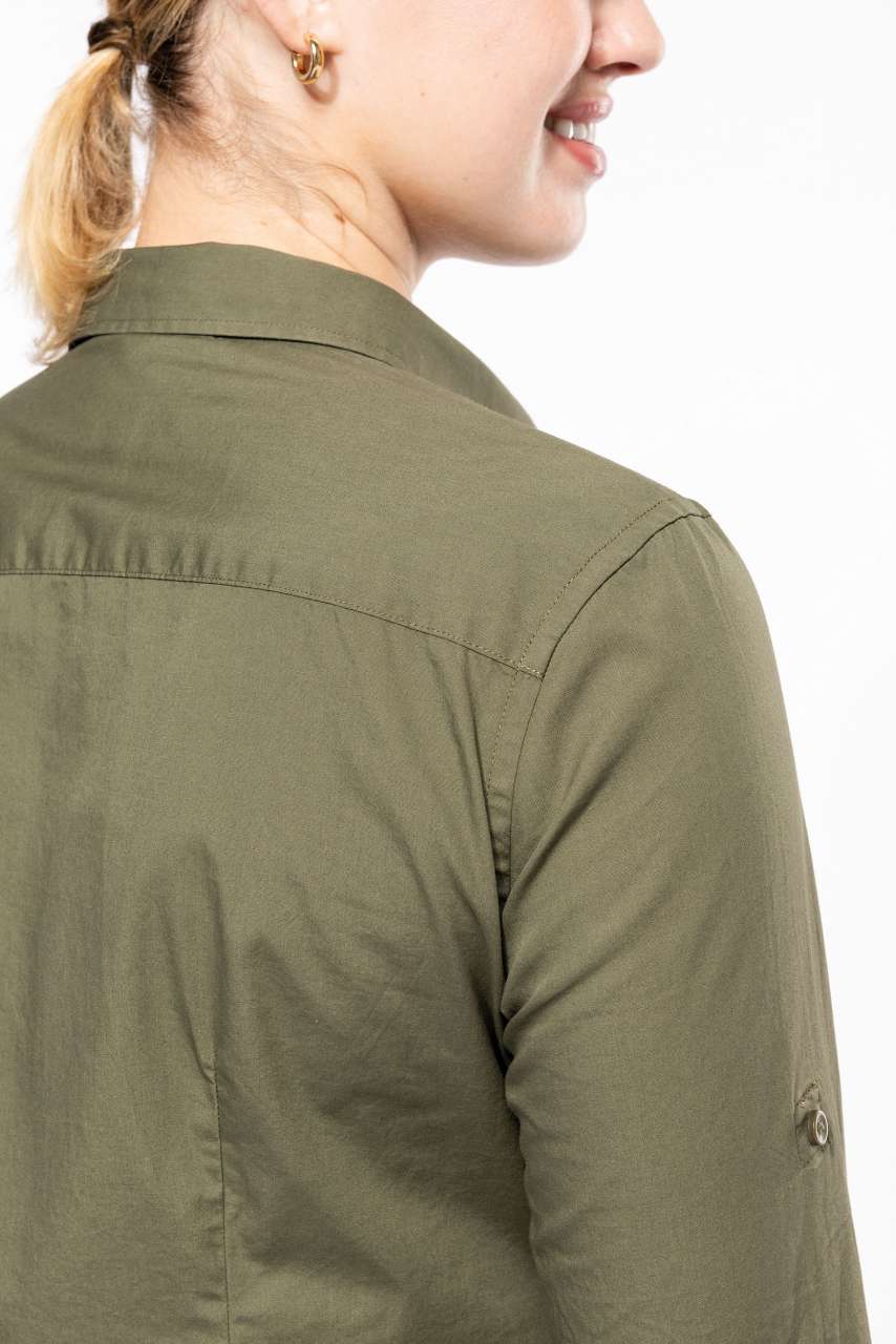 KA591 - LADIES' LONG-SLEEVED SAFARI SHIRT