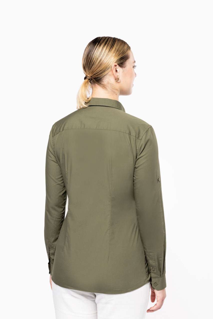 KA591 - LADIES' LONG-SLEEVED SAFARI SHIRT