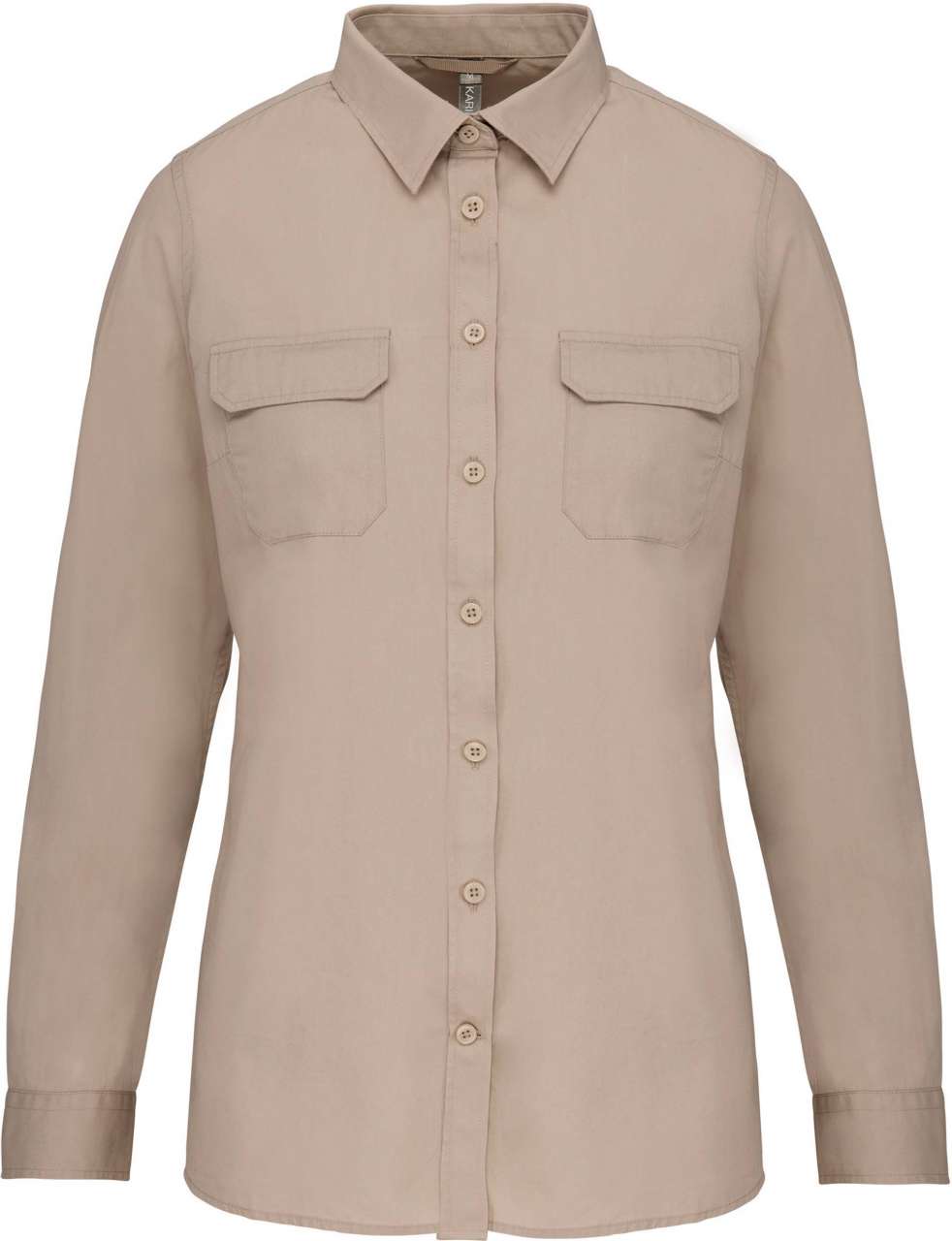 KA591 - LADIES' LONG-SLEEVED SAFARI SHIRT