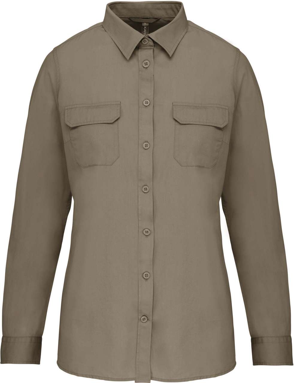 KA591 - LADIES' LONG-SLEEVED SAFARI SHIRT