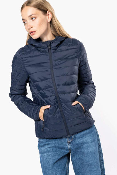 KA6111 - LADIES' LIGHTWEIGHT HOODED PADDED JACKET
