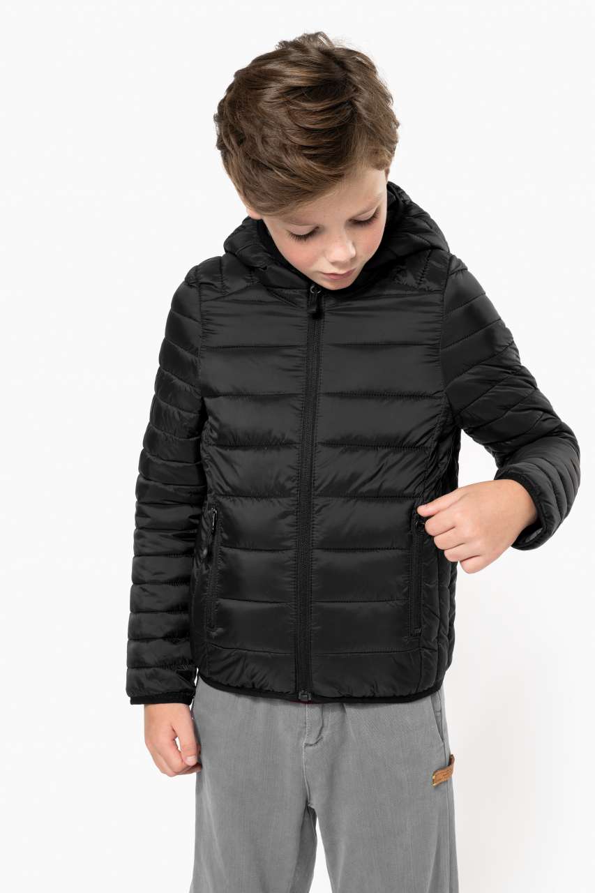 KA6112 - KIDS' LIGHTWEIGHT HOODED PADDED JACKET