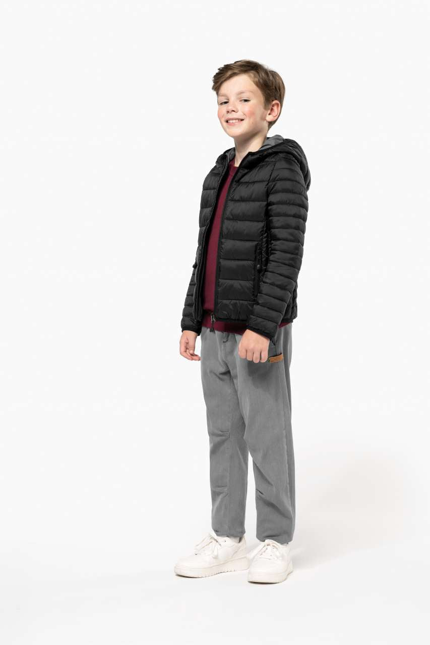 KA6112 - KIDS' LIGHTWEIGHT HOODED PADDED JACKET