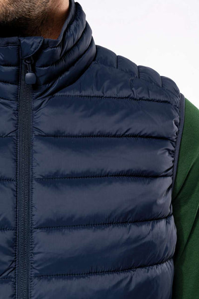 KA6113 - MEN’S LIGHTWEIGHT SLEEVELESS FAKE DOWN JACKET