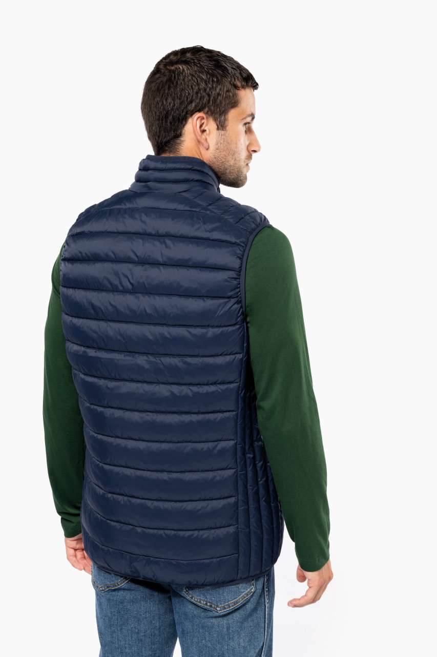 KA6113 - MEN’S LIGHTWEIGHT SLEEVELESS FAKE DOWN JACKET