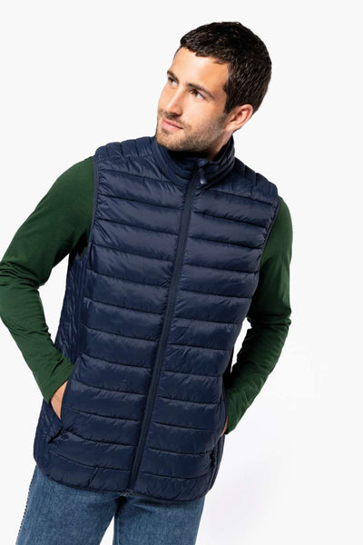 KA6113 - MEN’S LIGHTWEIGHT SLEEVELESS FAKE DOWN JACKET