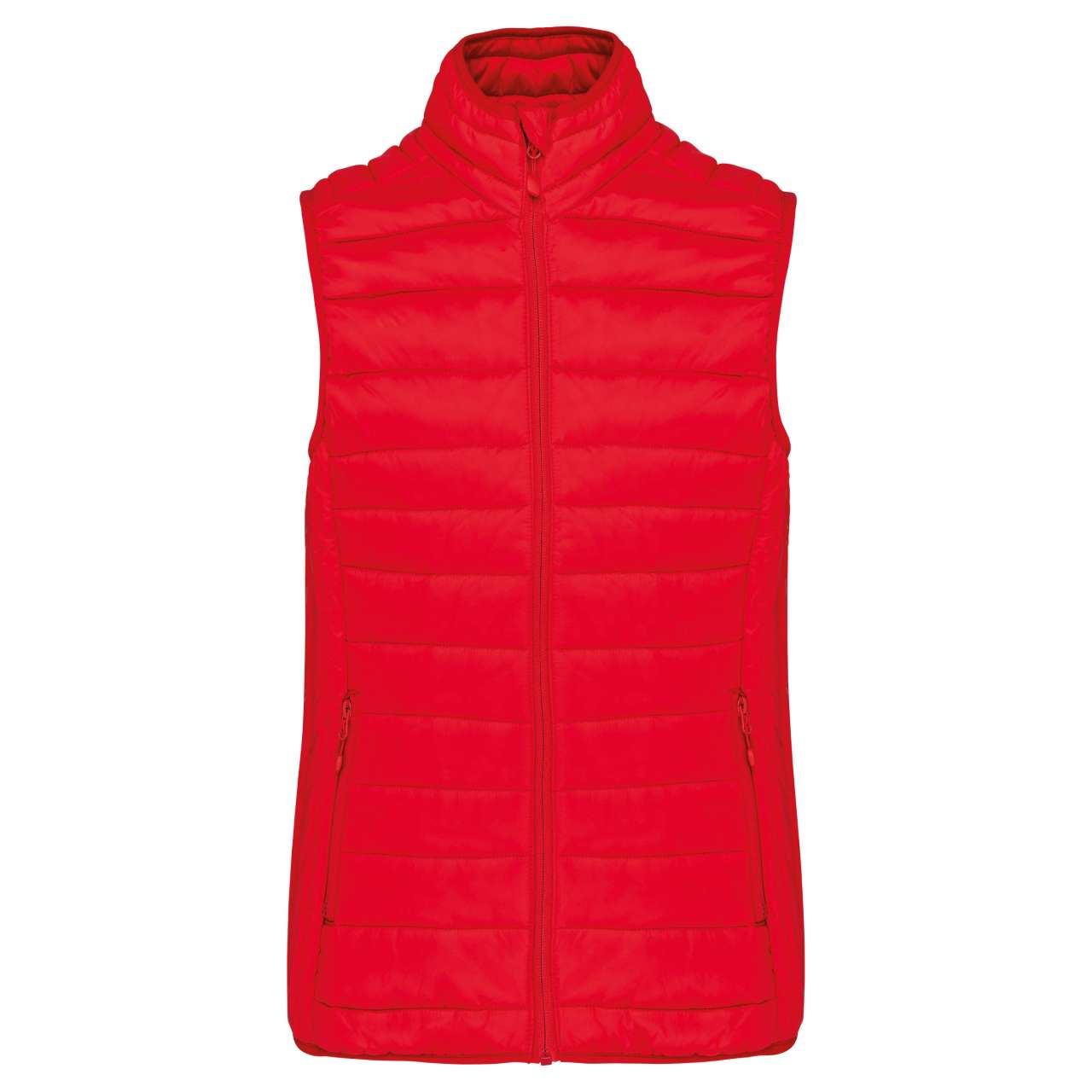 KA6114 - LADIES' LIGHTWEIGHT SLEEVELESS FAKE DOWN JACKET