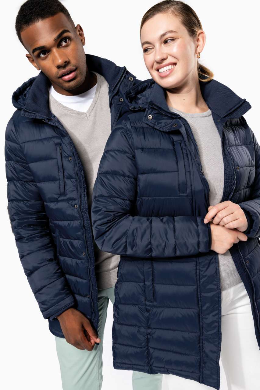 KA6128 - MEN'S LIGHTWEIGHT HOODED PADDED PARKA