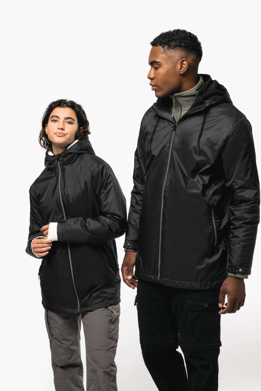 KA6153 - UNISEX HOODED JACKET WITH MICRO-POLARFLEECE LINING