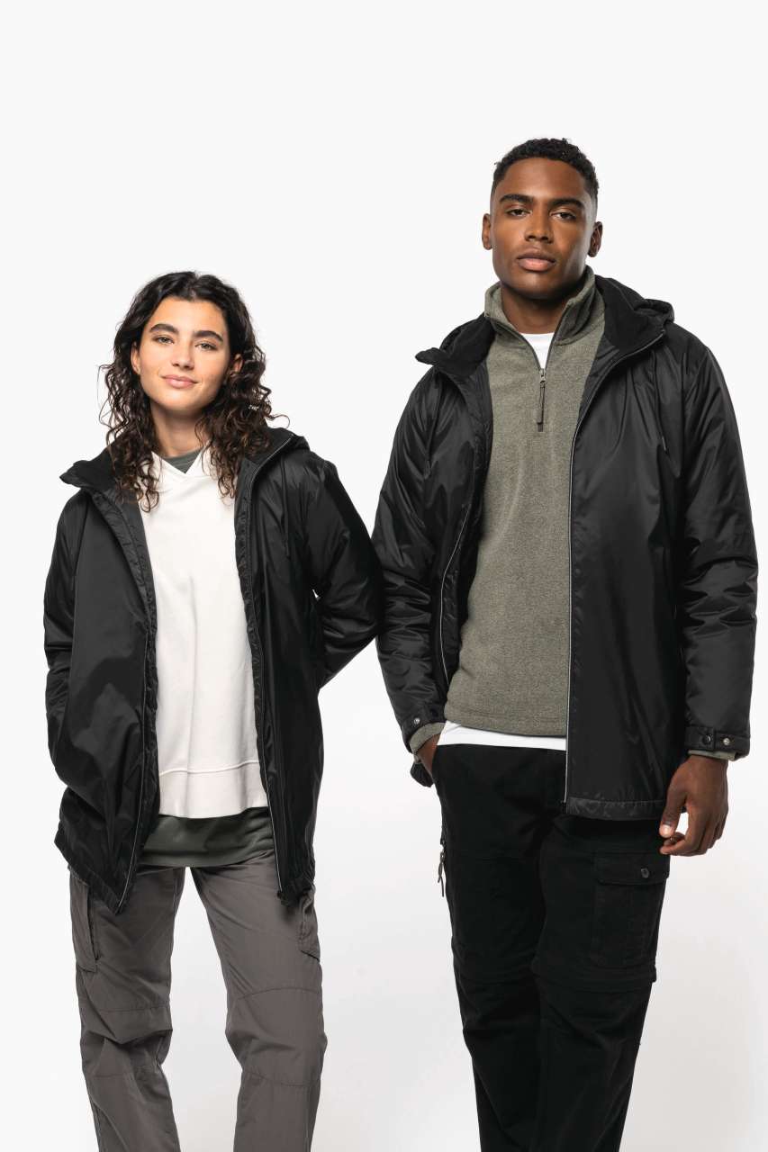 KA6153 - UNISEX HOODED JACKET WITH MICRO-POLARFLEECE LINING