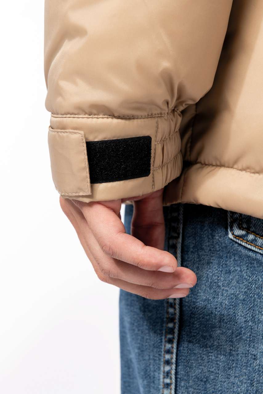 KA6163 - UNISEX BI-TONE PADDED JACKET WITH HOOD