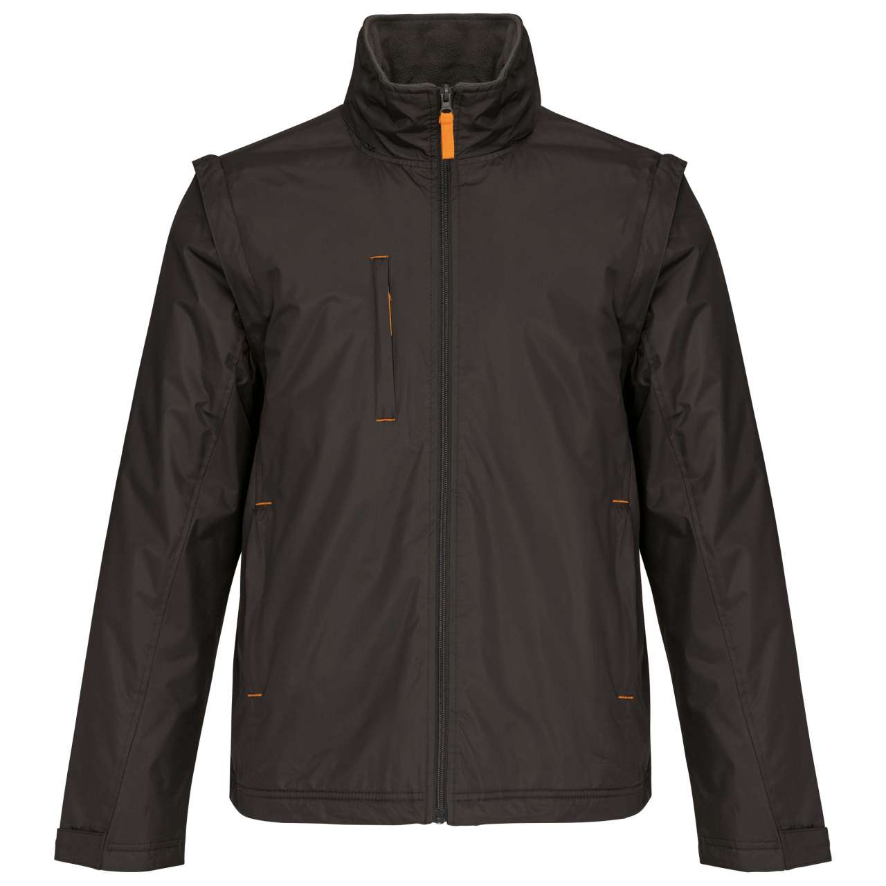 KA639 - SCORE - DETACHABLE-SLEEVED BLOUSON JACKET