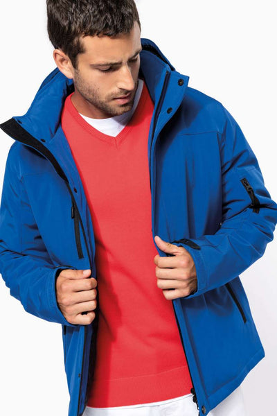 KA650 - MEN'S HOODED SOFTSHELL LINED PARKA