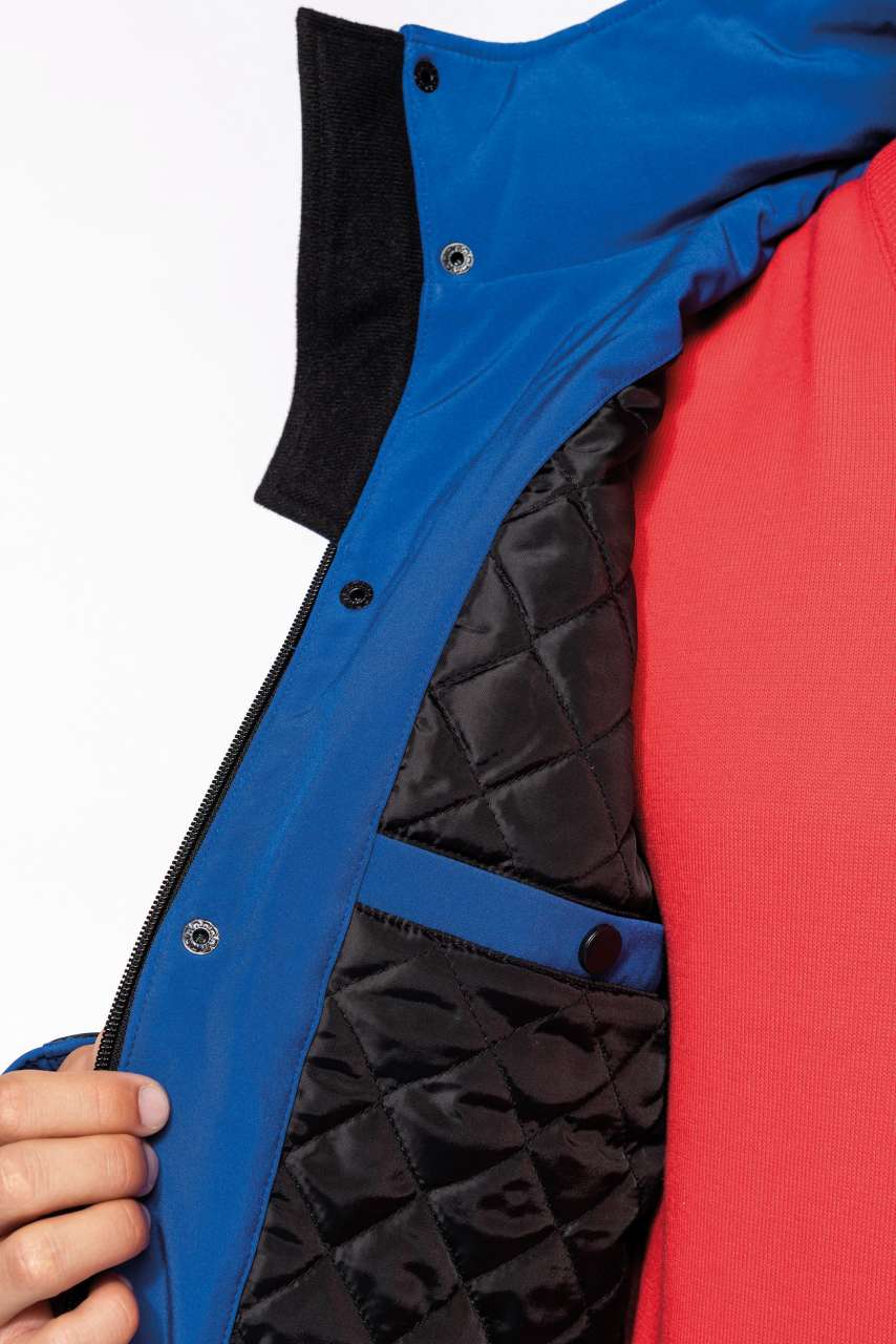 KA650 - MEN'S HOODED SOFTSHELL LINED PARKA