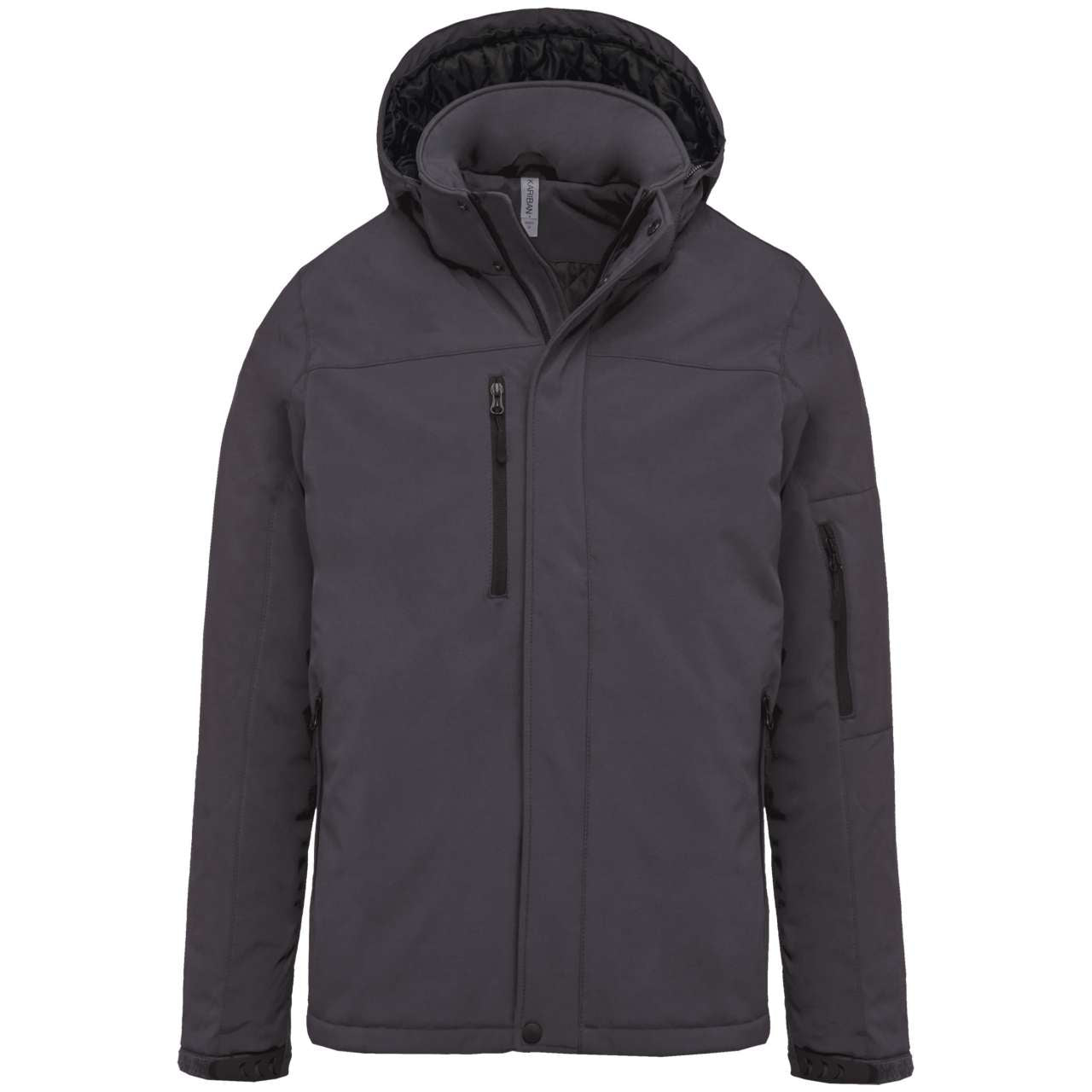 KA650 - MEN'S HOODED SOFTSHELL LINED PARKA
