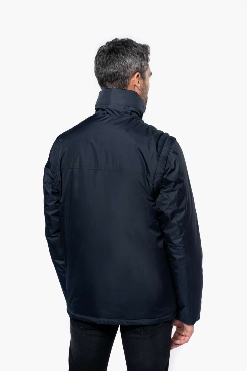 KA693 - FACTORY - DETACHABLE-SLEEVED BLOUSON JACKET