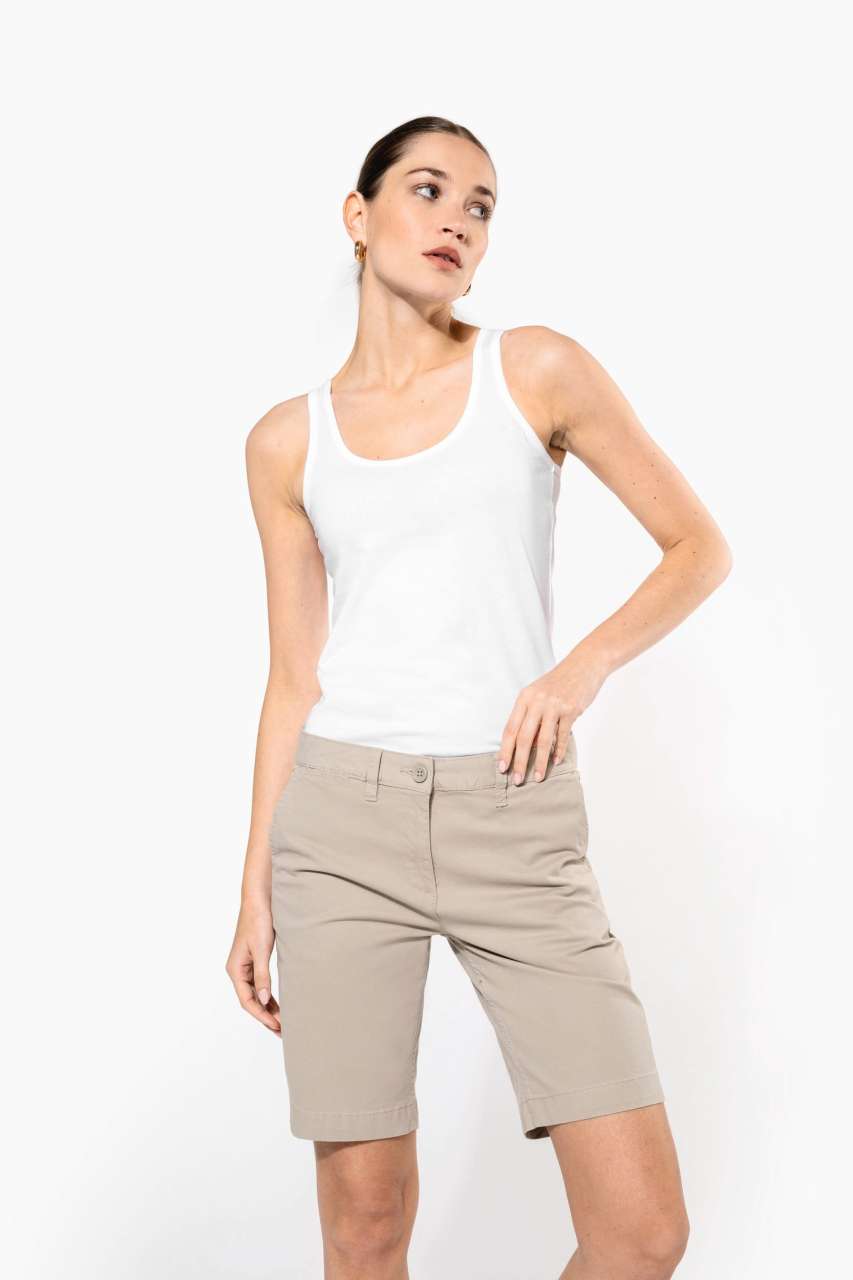 KA751 - LADIES' CHINO BERMUDA SHORTS