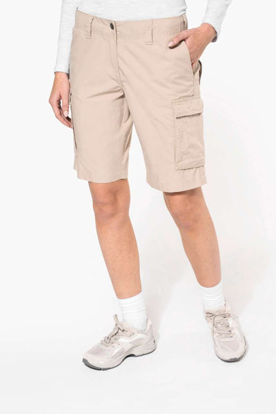 KA756 - LADIES' LIGHTWEIGHT MULTIPOCKET BERMUDA SHORTS