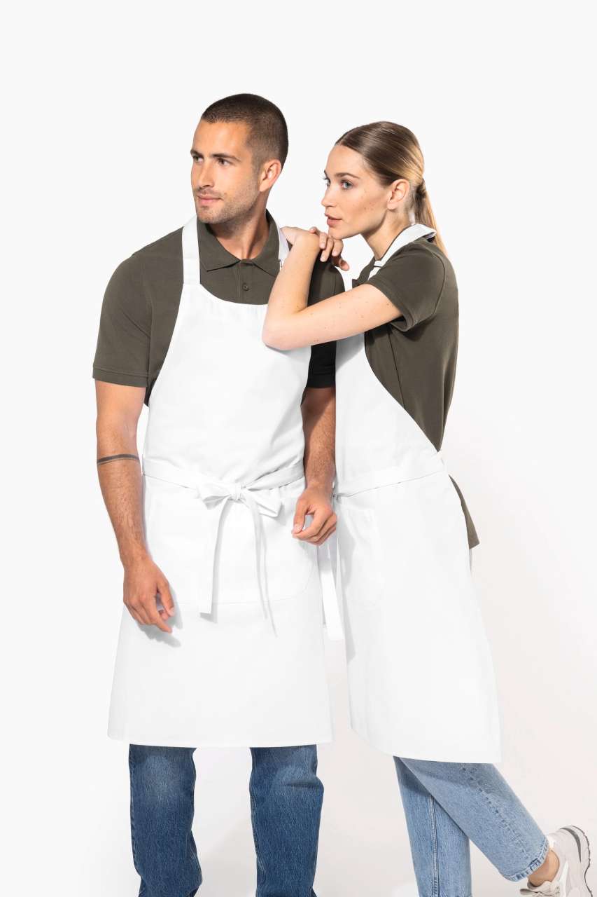 KA8005 - COTTON APRON HIGH-TEMPERATURE WASHABLE