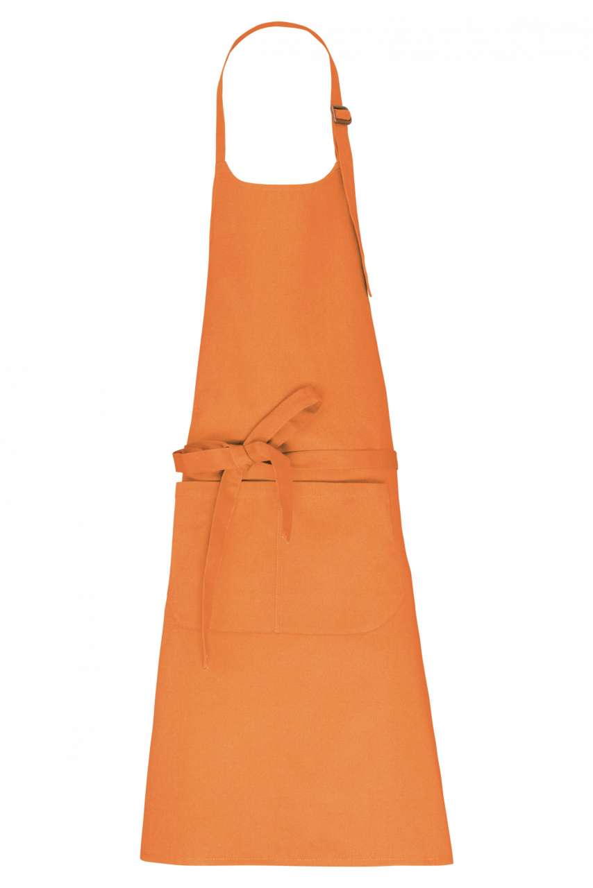 KA8007 - APRON WITH POCKET IN ORGANIC COTTON