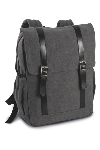 KI0143 - FLAP-TOP CANVAS BACKPACK