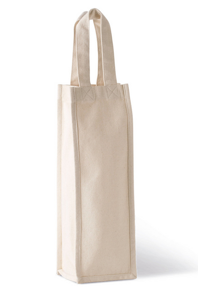 KI0269 - COTTON CANVAS BOTTLE BAG