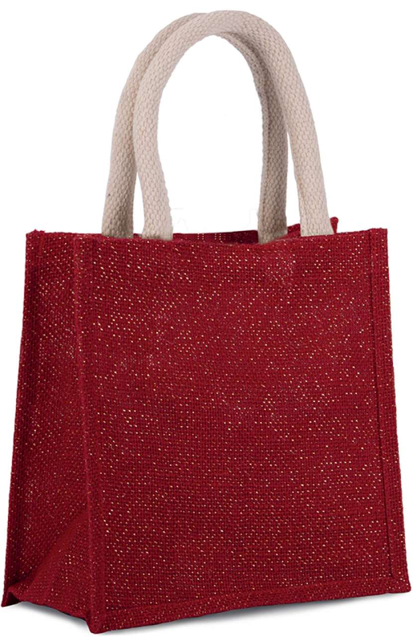 KI0272 - JUTE CANVAS TOTE - SMALL
