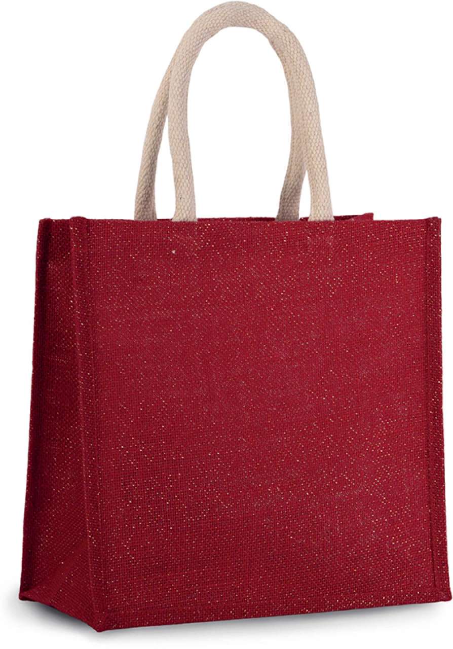KI0274 - JUTE CANVAS TOTE - LARGE