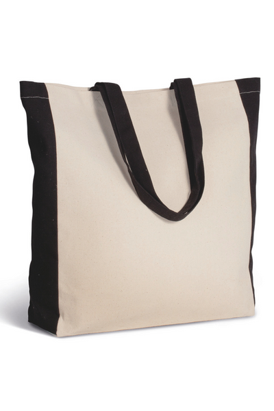 KI0275 - TWO-TONE TOTE BAG
