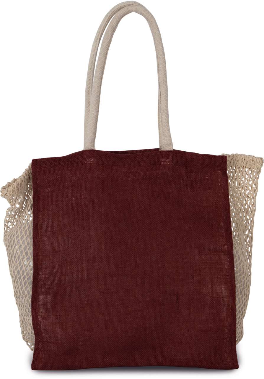 KI0281 - SHOPPING BAG WITH MESH GUSSET