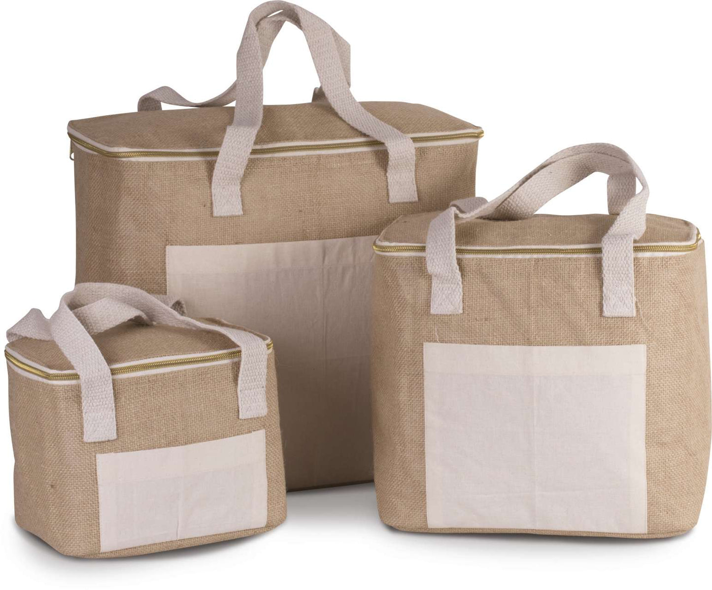 KI0354 - JUTE COOL BAG - LARGE SIZE