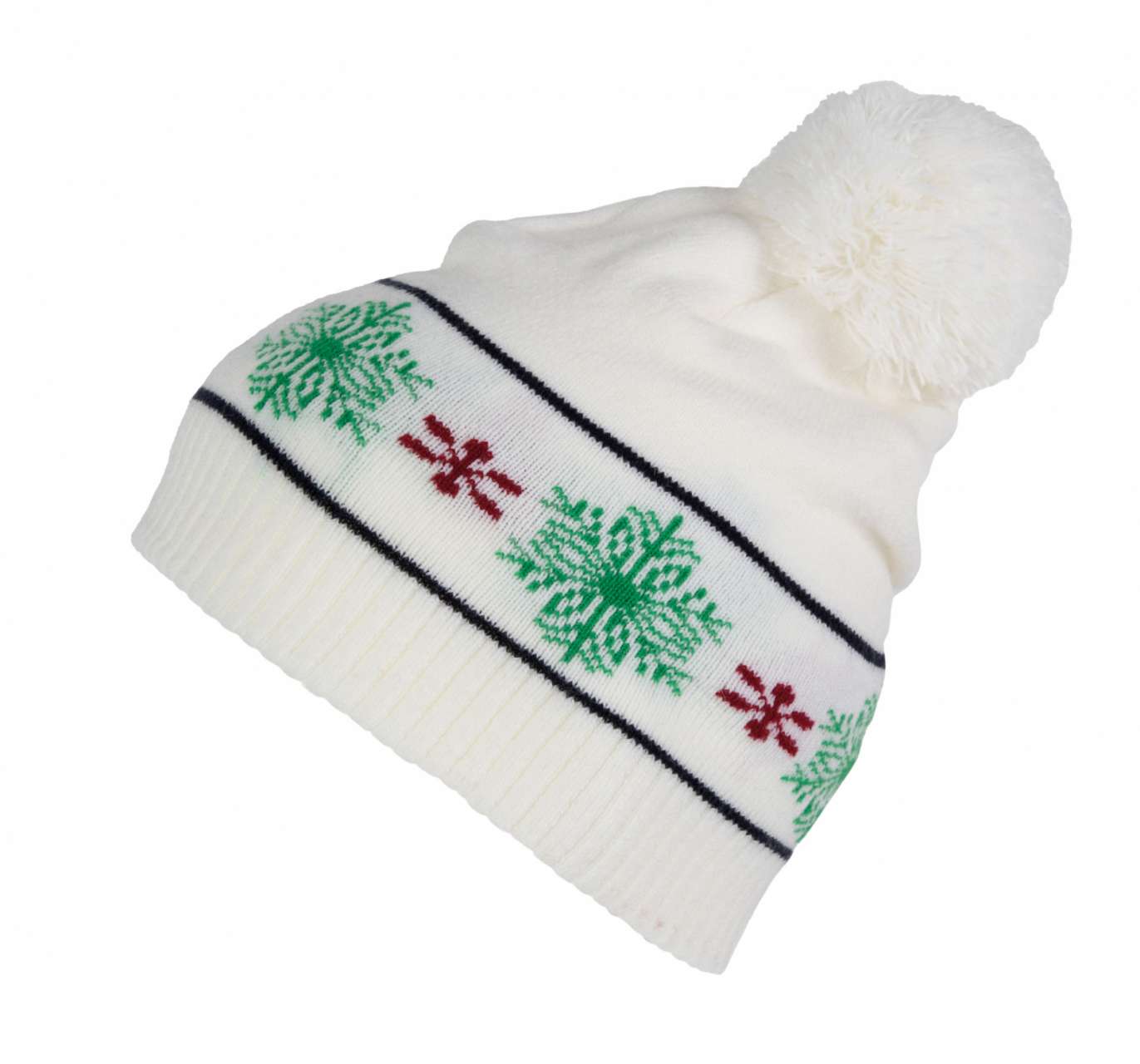 KP558 - BEANIE WITH CHRISTMAS PATTERNS