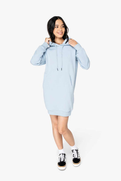 NS5005 - LADIES' ECO-FRIENDLY HOODED SWEATSHIRT DRESS